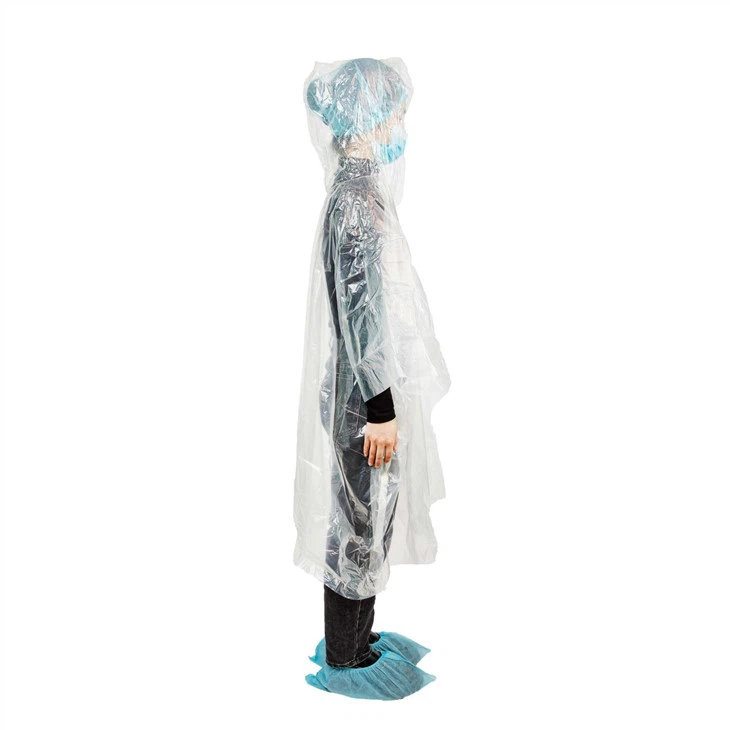 Clear Disposable Rain Ponchos